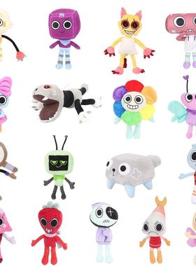 跨境新品Dandy's World Plush Scraps丹迪的世界游戏周边玩偶公仔