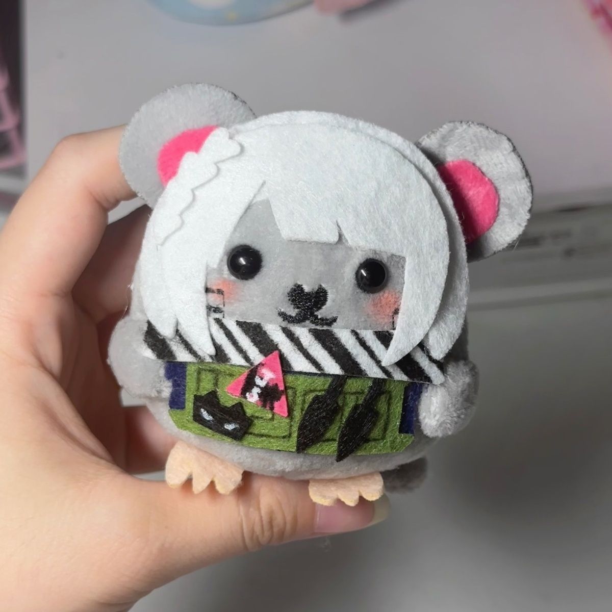 三角洲行动麦小鼠挂件麦晓雯同人周边可爱毛绒挂件手作