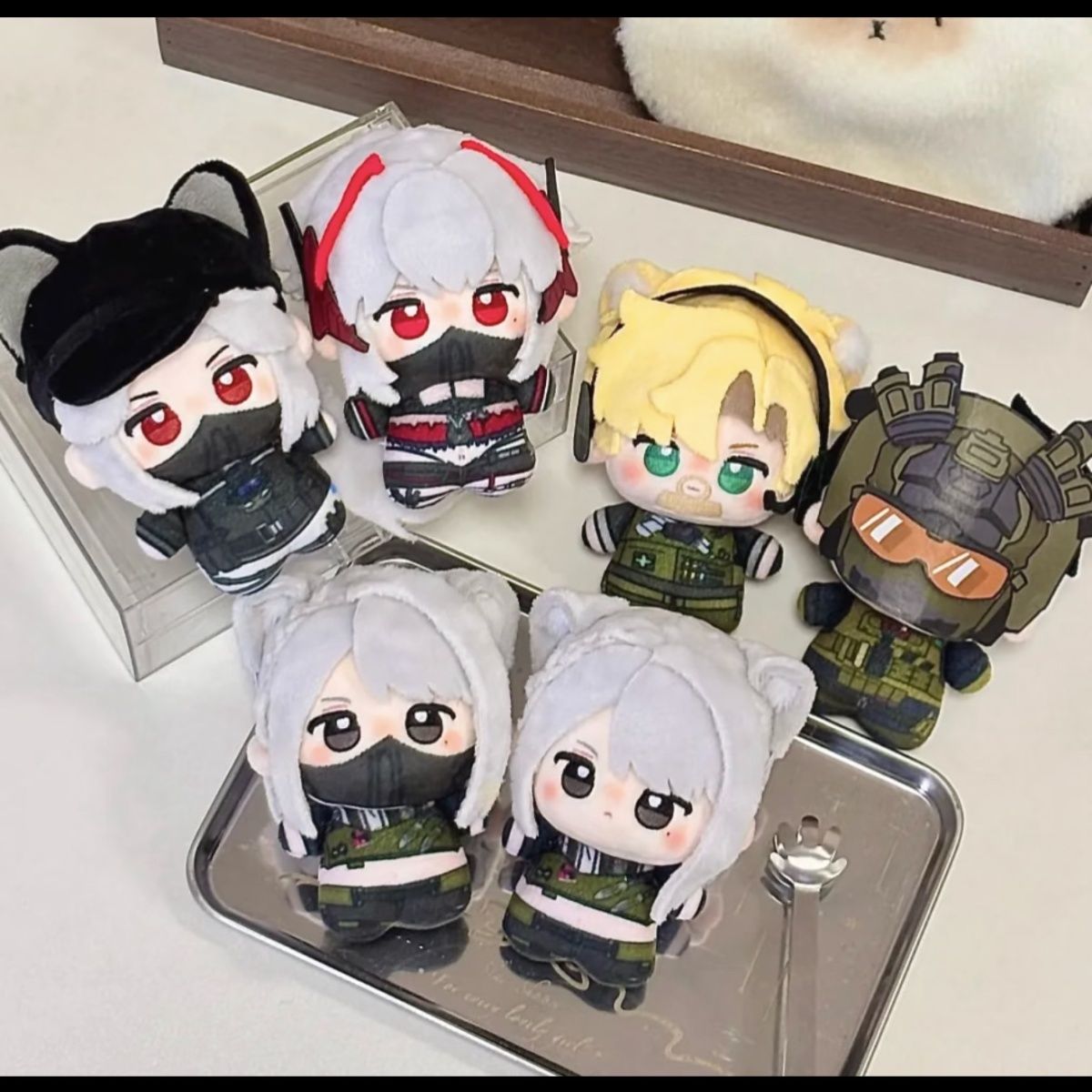 叁角洲属性Q版游戏同人10cm努努棉花娃娃周边玩偶礼物可爱