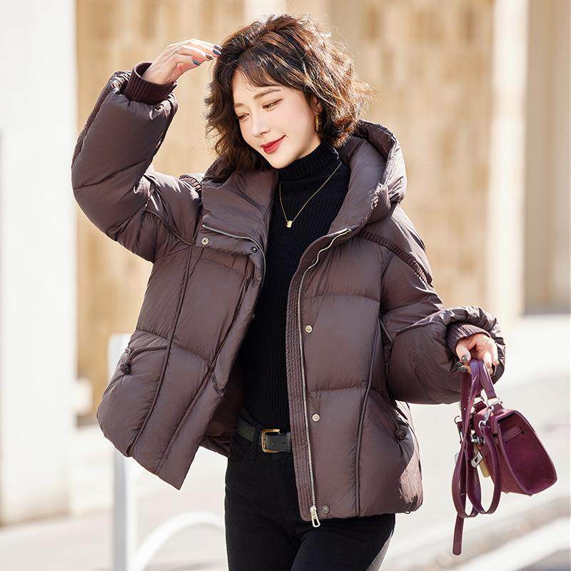 女式羽绒服冬季新GE1688-1款短款小个子白鸭绒加厚保暖外套松8女