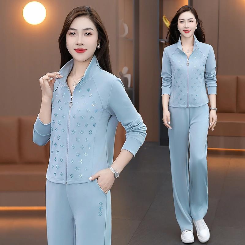 O205春秋款装新2运96957218动休闲套装女长袖PLO领跑步健身训练服