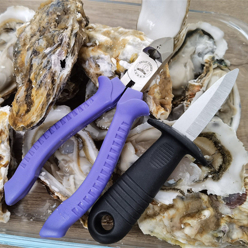 兰妹子生蚝破壳钳生蚝刀开蚝神器开壳器撬牡蛎刀工具海蛎刀开耗刀