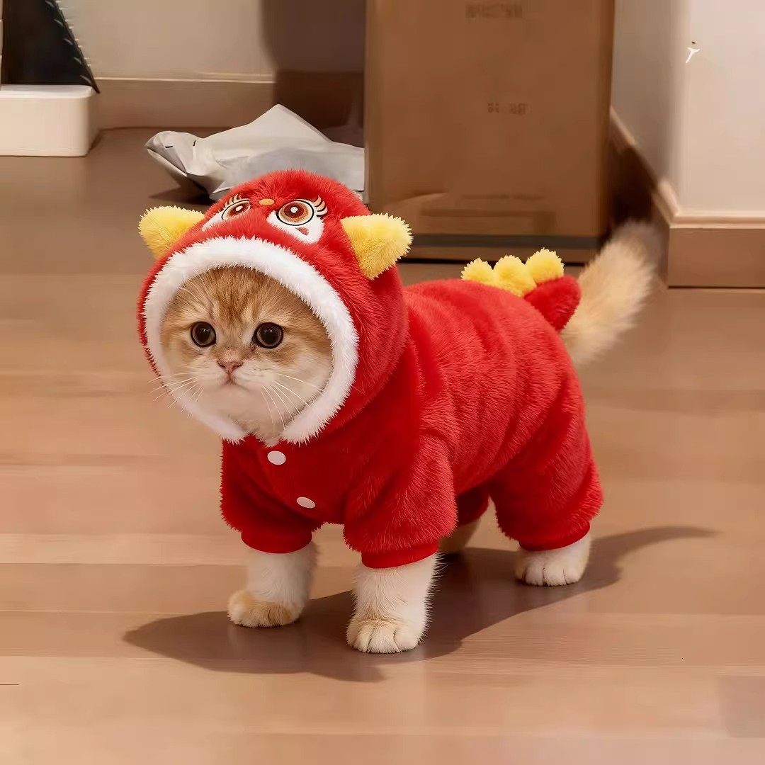 猫咪衣服冬装四脚衣新年喜庆布偶银渐层防掉毛加绒保暖小狗狗过年,宠物/宠物食品及用品,猫宠物服装/雨衣（新）,淘宝优惠券,粉丝福利购,淘宝优惠卷