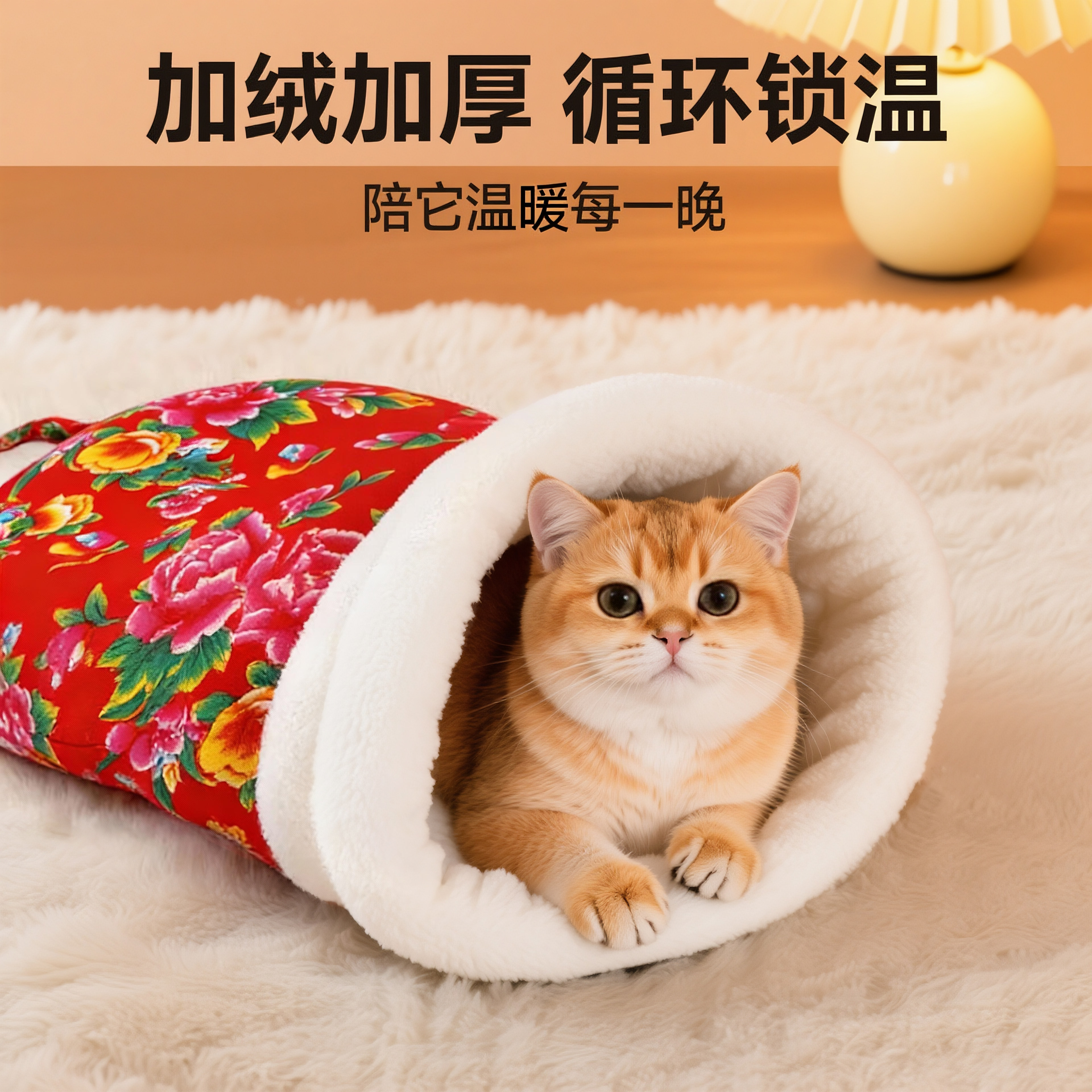 猫咪睡袋冬季加绒保暖猫窝防风锁温小型犬狗窝猫屋封闭安全感猫床,宠物/宠物食品及用品,猫窝/屋/帐篷/沙发,淘宝优惠券,粉丝福利购,淘宝优惠卷