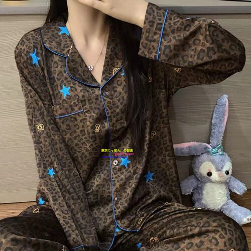 日本GP高级感豹纹凯蒂猫家居服