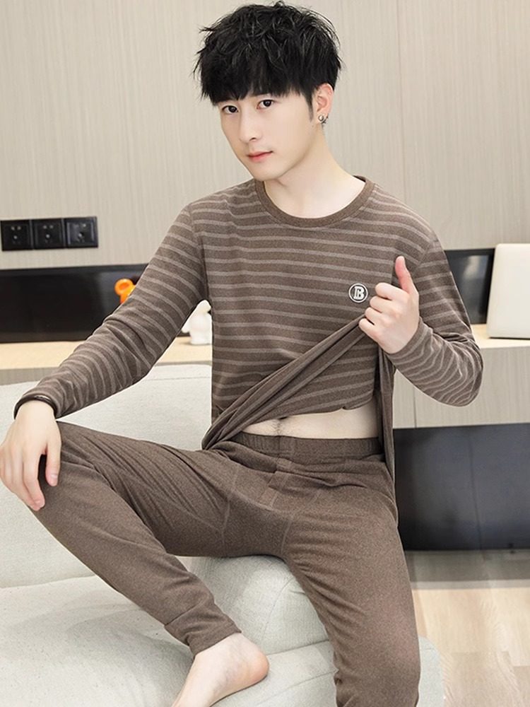 保暖内衣男士秋冬季磨毛发热防寒大码时尚潮流秋衣秋裤套装打底衫,女士内衣/男士内衣/家居服,保暖套装,淘宝优惠券,粉丝福利购,淘宝优惠卷