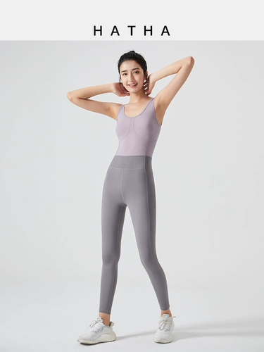 哈他 Летняя одежда для йоги, комбинезон, штаны для спортзала, с открытой спиной, в обтяжку, красивая спина