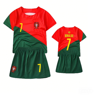 中大童大人款足球训练服套装男童女童春夏款儿童短袖短裤速干透气