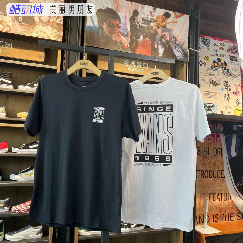 VANS短袖男士棉质透气经典体恤