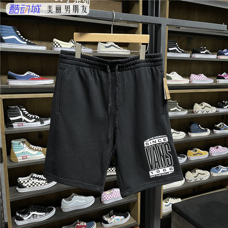 VANS范斯男短裤LOGO印花