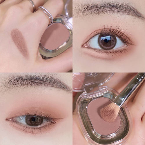 温柔粉棕玫瑰~低饱和单色眼影盘