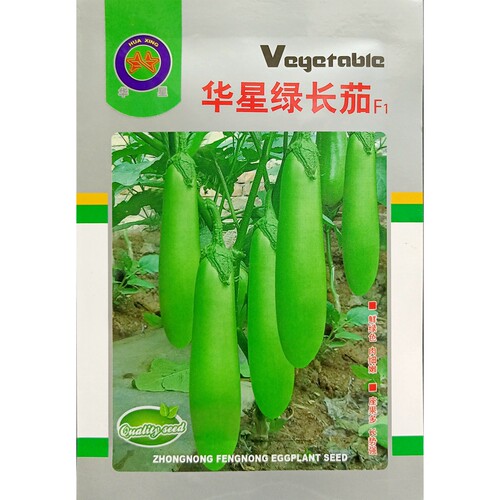中农丰农华星绿长茄种子早熟杂交