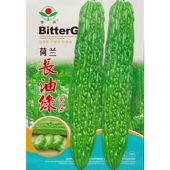 荷兰长油绿苦瓜种子长条棒型35 40厘米蔬菜种籽南京绿丰园5克15粒