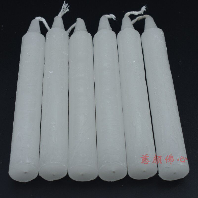 白蜡烛家用照明普通上亮no180