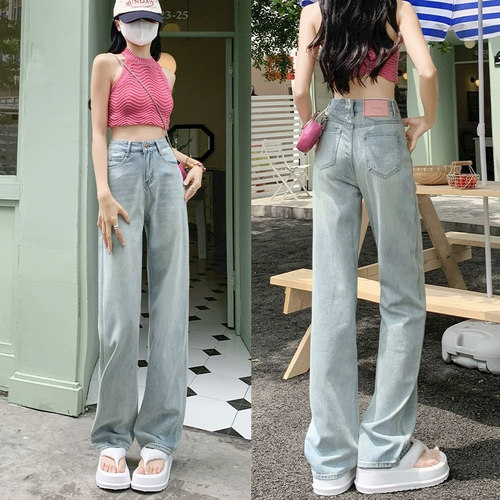 夏季薄款牛仔裤女2024年新款窄版