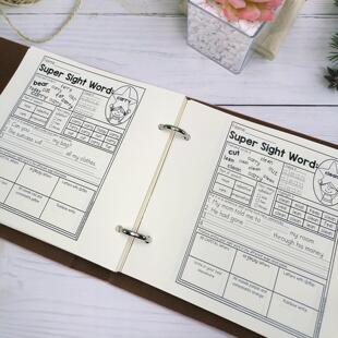 自然拼读CVCe高频词简单句子词根幼儿英语启蒙早教益智活页练习册