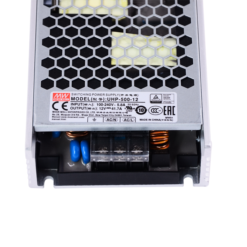 明纬UHP-500开关电源PFC自然散热