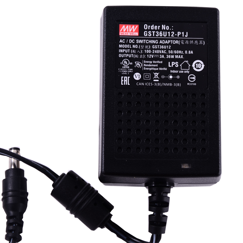GST36U明纬P1J电源供应器U05/U09/U12/U24/U48 36W 5V9V GS