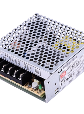 明纬RS-50直流开关电源5V12V24V
