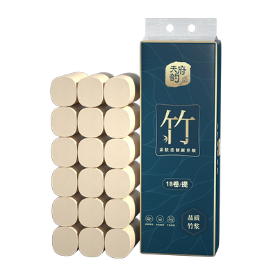 本色家庭装卫生纸特价包邮