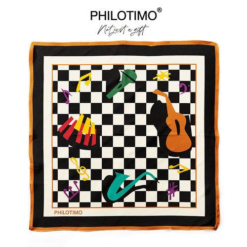 PHILOTIMO 马蒂斯系列 桑蚕丝  方巾