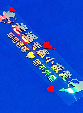 小仙女专用座车贴女朋友专座媳妇专属座位副驾驶老婆创意汽车贴纸