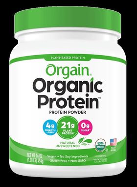 Orgain Organic pea protein powder Zero Sugar 植物豌豆蛋白粉