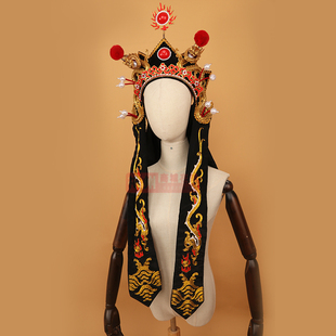 戏曲川剧变脸舞台演出服装配件魔术头盔道具五佛冠 变脸头盔帽子