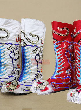 戏曲北京工艺川剧变脸虎头靴虎头鞋变脸道具戏剧舞台表演变脸专用