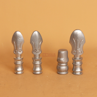 戏曲演出道具武生花枪红缨枪头枪尾配件戏剧木质塑料单枪头双枪头