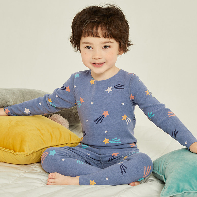 儿童德绒保暖内衣男童秋衣秋裤套装加绒加厚中小童宝宝睡衣棉毛衫,童装/婴儿装/亲子装,内衣套装,淘宝优惠券,粉丝福利购,淘宝优惠卷