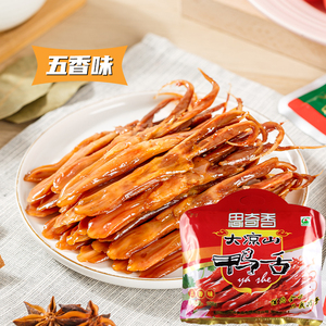 思奇香卤味慢烤鸭舌即食卤味四川大凉山特产麻辣小零食鸭舌头108g