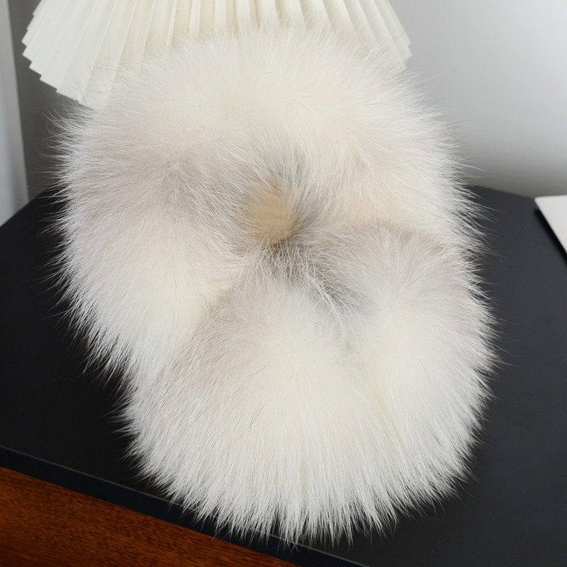 韩版真狐狸毛皮草耳罩可爱毛绒护耳耳捂子保暖毛毛耳包防冻耳套女 - 封面