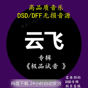云飞音乐专辑：极品试音 DSF DFF无损高品质歌曲HIFI音源下载 DSD