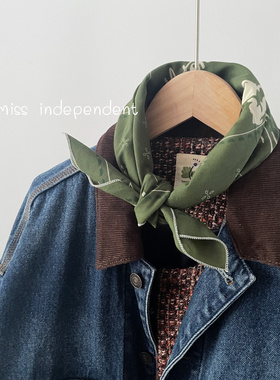 25春夏新色 北美户外老牌复古实用bandana纯棉围巾小方巾领巾头巾