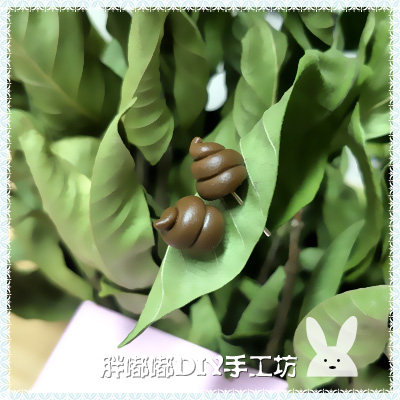 【定制】耳钩耳钉大便黄金 恶搞整蛊创意手工diy仿真礼物