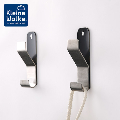 KleineWolke强力背胶不锈钢挂钩