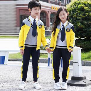 小学生校服春秋装一年级班服英伦风幼儿园园服儿童春季运动会套装