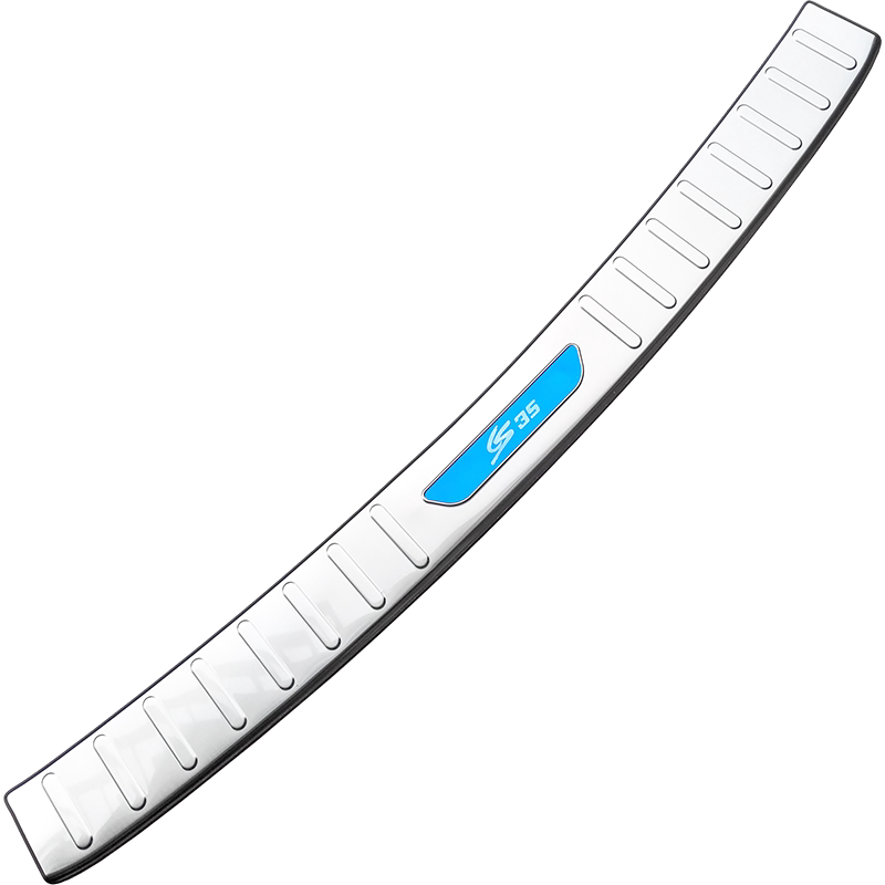 17-19-23款长安CS35plus后护板后杠防护贴老款CS35后备箱保护改装