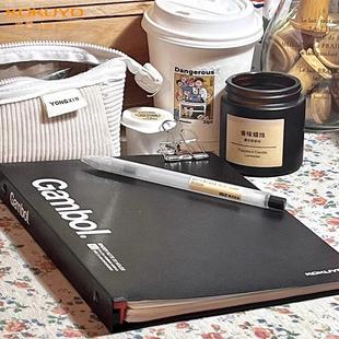 日本kokuyo国誉渡边活页本外壳可拆卸B5/A5商务黑色线圈本笔记本