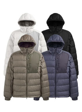 XY 【轻量化】无胆布连帽羽绒服90白鸭绒可收纳羽绒服外套