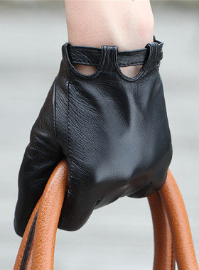 WARMEN春秋真皮手套女士羊皮单皮驾驶机车手套L17047