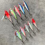 10只装 双钩铁板远投铁板翘嘴鲈鱼鲅鱼路亚假饵路亚饵垂钓