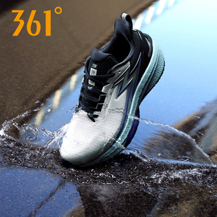 361雨屏8.0跑鞋运动鞋男2025秋冬款减震防泼水男鞋防滑耐磨跑步鞋