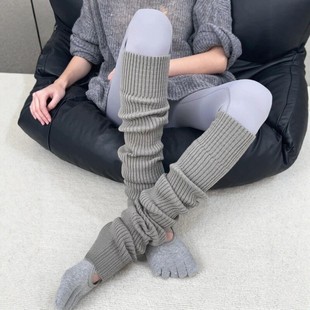 小红薯新款 75cm芭蕾优雅弹力保暖秋冬瑜伽加长过膝堆堆袜袜套腿套