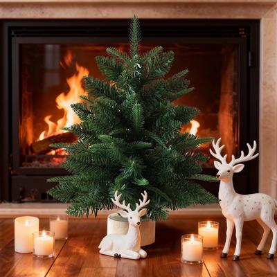 New PE/PVC desktop Christmas tree ornament from Shengyuan