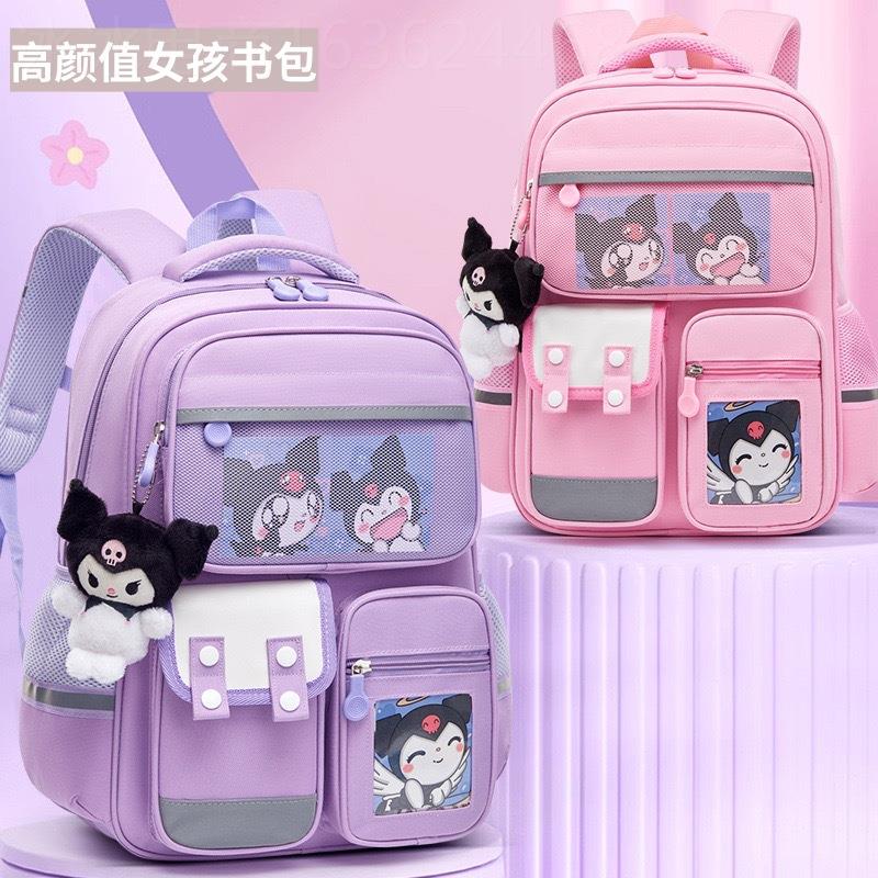 New school bag for primary school children backpack书包女