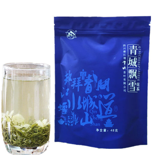 青城飘雪茉莉花茶花毛峰毛尖茶叶