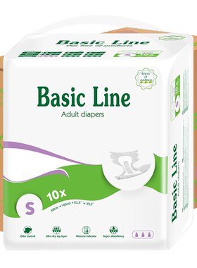 那特恩成人纸尿裤棉柔夜用款老人粘贴式大中小号尿不湿SML码80片