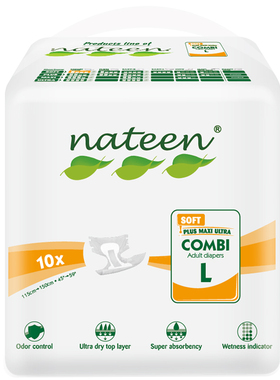 那特恩-成人纸尿裤L码 -日用特别款-老人尿不湿大号薄款 男女通用